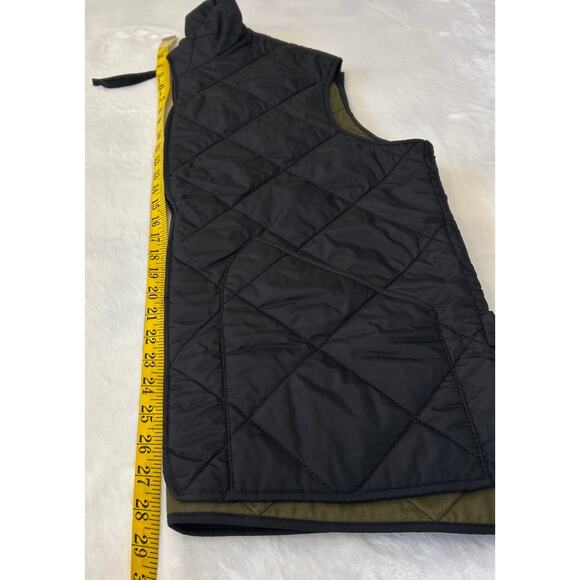 J. Crew Quilted Vest Men's Authentic Outerwear Full Zip Black Size Medium - Picture 3 of 9